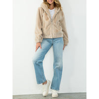 THML - Faux Fur Jacket - Cream