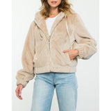 THML - Faux Fur Jacket - Cream