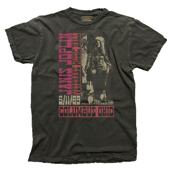 Retro Brand - Janis Joplin at Veteran's Music Hall - Vintage Black