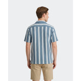Vustra - Crochet Camp Shirt - Blue