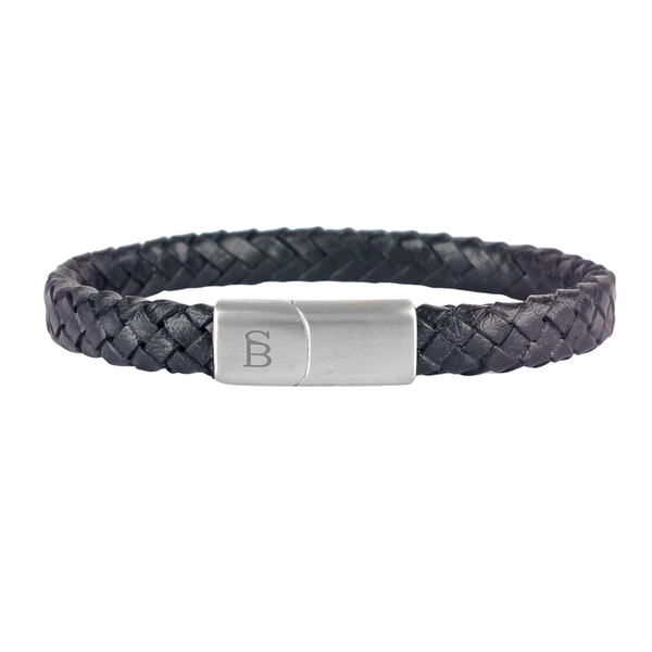 Steel & Barnett - Leather Bracelet Riley - Black