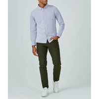 7 Diamonds - Oxford Long Sleeve Shirt - Blue