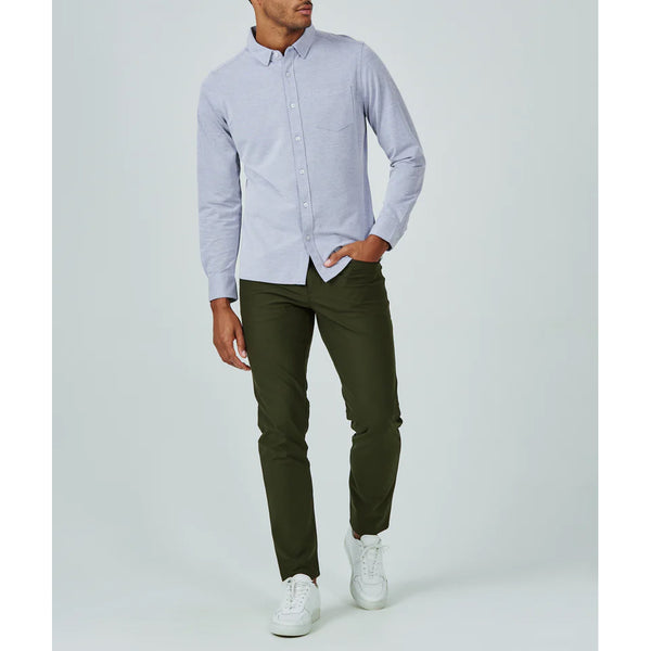 7 Diamonds - Oxford Long Sleeve Stretch - Blue – Union
