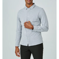 7 Diamonds - Oxford Long Sleeve Shirt - Grey