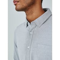 7 Diamonds - Oxford Long Sleeve Shirt - Grey