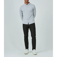 7 Diamonds - Oxford Long Sleeve Shirt - Grey