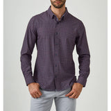7 Diamonds - Meknes Long Sleeve Shirt - Maroon