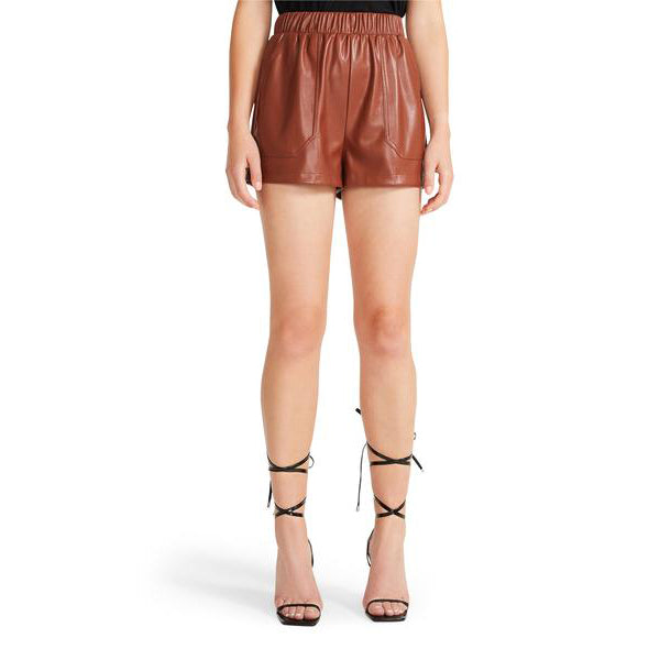 Steve Madden - Faux the Record Short - Cognac