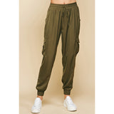 Pinch - Silky Joggers - Olive