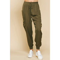 Pinch - Silky Joggers - Olive