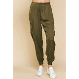 Pinch - Silky Joggers - Olive
