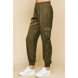 Pinch - Silky Joggers - Olive