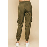 Pinch - Silky Joggers - Olive