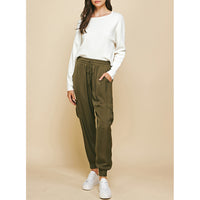 Pinch - Silky Joggers - Olive