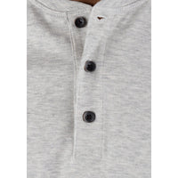 Tailor Vintage - Lightweight Stretch Waffle Henley - Oatmeal Heather