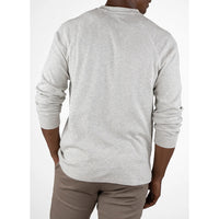Tailor Vintage - Lightweight Stretch Waffle Henley - Oatmeal Heather