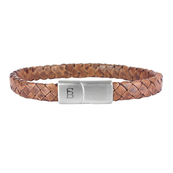 Steel & Barnett - Leather Bracelet Riley - Caramel