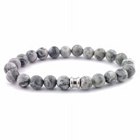 Steel and Barnett - Stones Bracelet Basic - Smoky - Medium