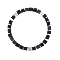 Steel & Barnett - Stones Bracelet Memphis - Matte Black