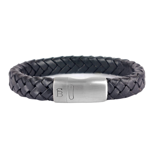 Steel & Barnett - Leather Bracelet Cornall - Black