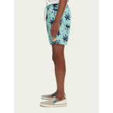 Scotch & Soda - Mid Length Printed Swimshort - Mint Leaf